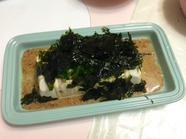 張太食譜 - 日式紫菜拌豆腐