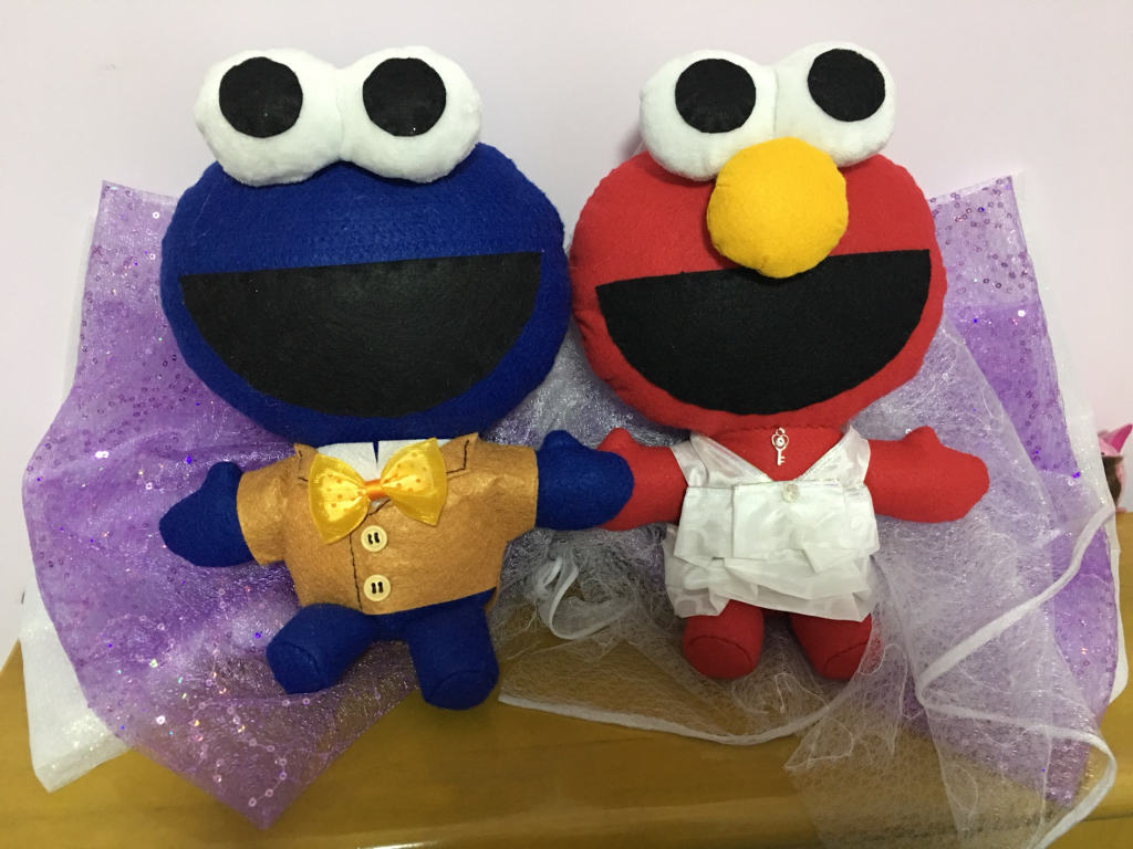 花車公仔DIY～Cookie & Elmo
