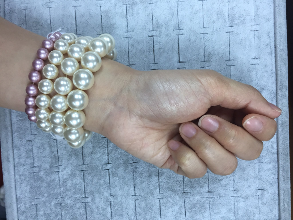 E&E之執到寶系列: $380水晶珍珠頸鏈 Swarovski crystal pearl 