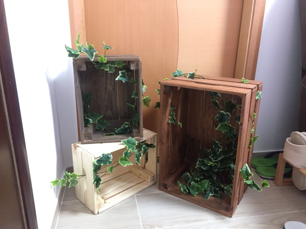 [DIY] 木箱上色