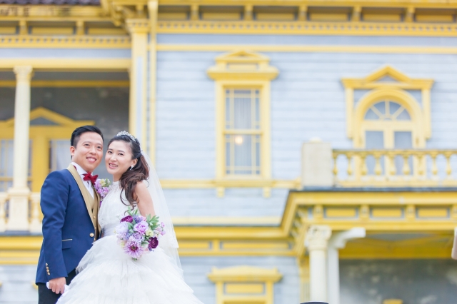  - 北海道函館婚禮拍攝 - 在北海道結婚吧 - Julia, Ivan, Bell Classic Hokkaido, $20,001至$25,000, 北海道, , 21000八小時婚攝套餐, 日本的化妝師全程緊貼，勤力補妝之餘，婚紗也是看顧好，懂得怎樣調整。, , 有Paul and Joe，迪士尼, 和服系列等可選, 日式, 古老街道