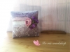 紫色花花戒指枕