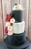Black Style Wedding Cake