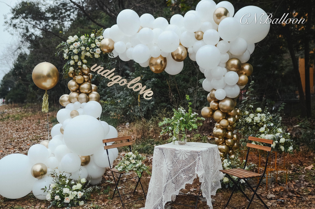 氣球花藝婚禮佈置