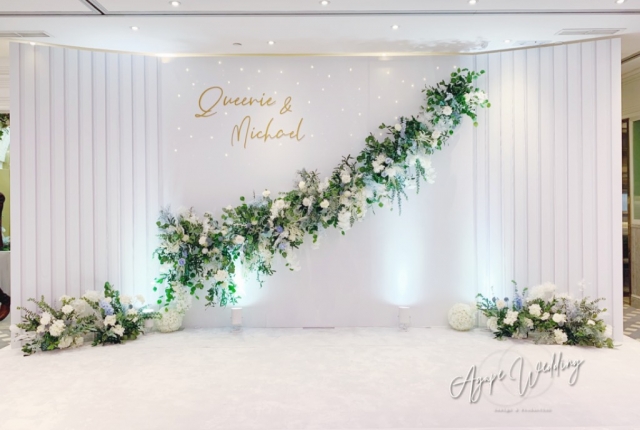 小店 婚禮佈置 Wedding decoration Backdrop &reception
