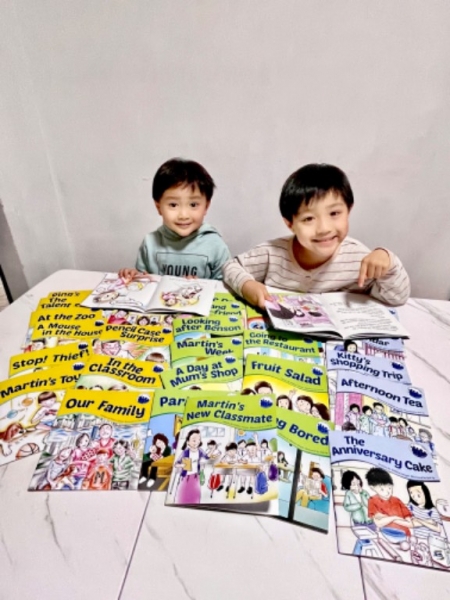 香港英國小學教師編寫英文故事書「Lee Family Series」內容本地化簡單簡明融入生活