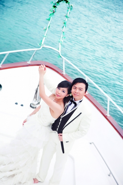  - LOVE - Pre-Wedding@HK - BearKwok - Maggie, Eric, 蒙娜麗莎, , 西貢, , , , , , 自然, 遊艇