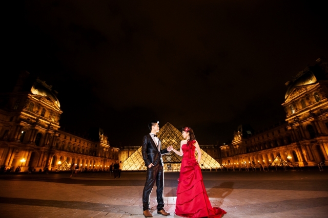  - Paris Pre-Wedding Photo - kiwi - Kiwi, Calvin, Stans Production, $25,001至$30,000, 歐洲, , , 自然, , 選擇不多,但款式不錯, 歐陸, 夜景